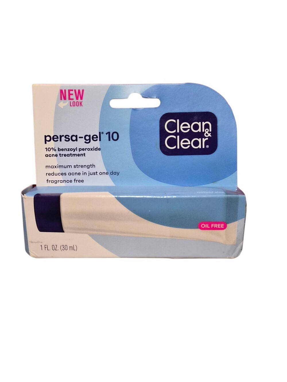 Clean & Clear Persa-Gel 10 Maximum Strength Acne Treatment 1 oz NEW
